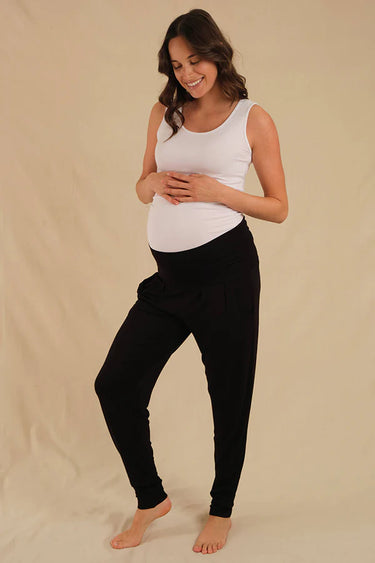 Organic Bamboo Maternity Slouch Pants
